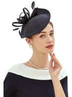 Charming tea party hat with wide brim