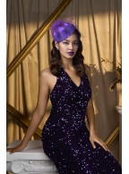 Headdress hat veil feather headdress derby hat