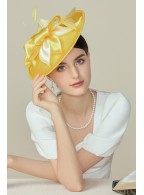 Headdress tea party wide brim headdress hat