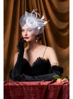 Solid Feather Derby Fascinator Hat