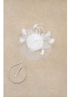 Solid Feather Derby Fascinator Hat