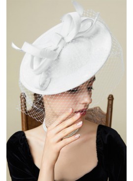 Tea Party Headdress Decoration Solid Color Party Big Hat