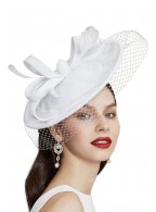 Tea Party Headdress Decoration Solid Color Party Big Hat