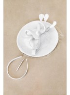 Tea Party Headdress Decoration Solid Color Party Big Hat