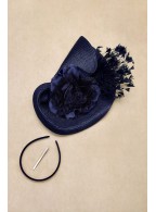Women's Tea Party Headdress Feather Church Hat